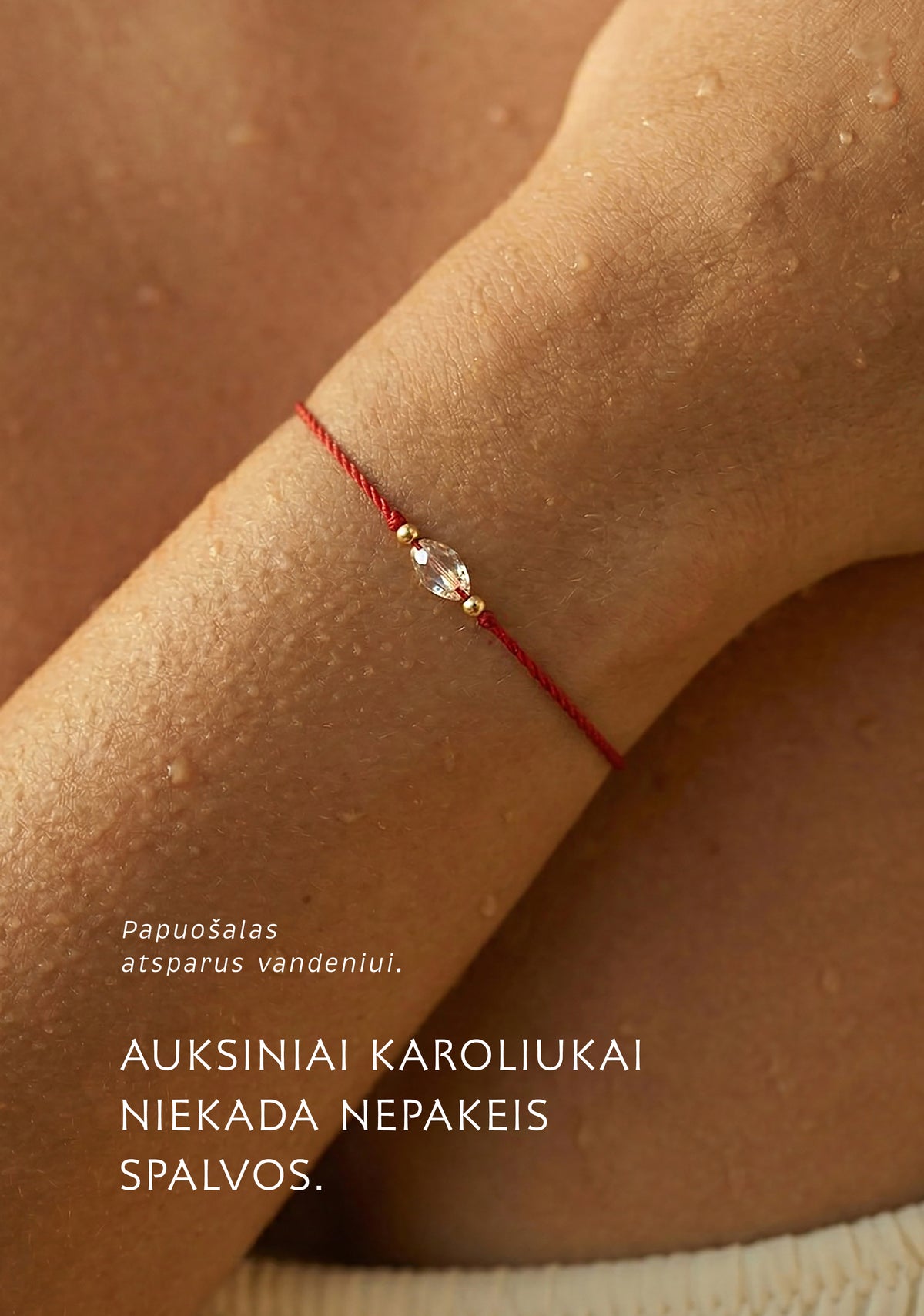 Apyranke atspari vandeniui raudono siulo, ranku darbo, kasdienai.
