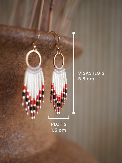 CASABLANCA ~ boho auskarai