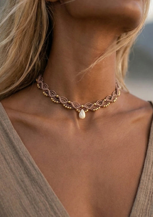 Rankų darbo boho papuošalai moterims. Unikalūs, vasariški boho papuošalai.