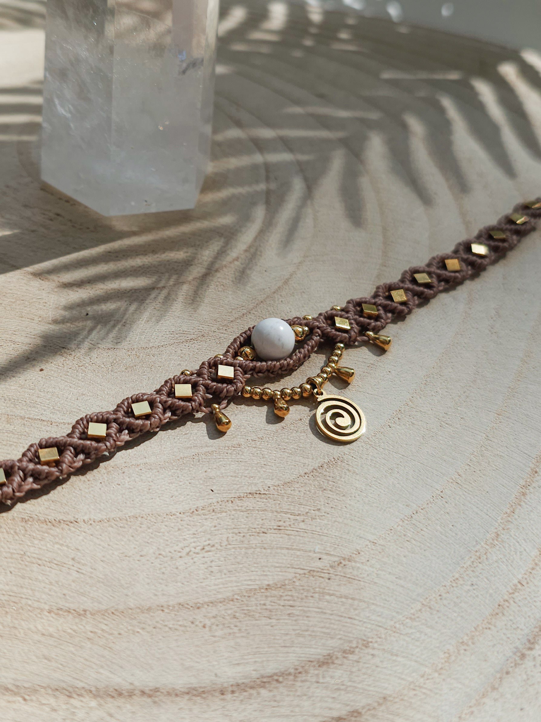 Boho kojos papuosalas kojos apyranke koju grandinele papuosalai macrame bohemiskas papuosalai moterims vasariski papuosalai ranku darbo papuosalai