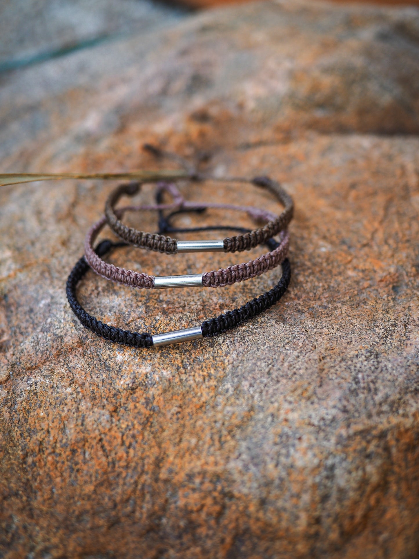 I CAN ~ juoda vyriška pinta apyrankė