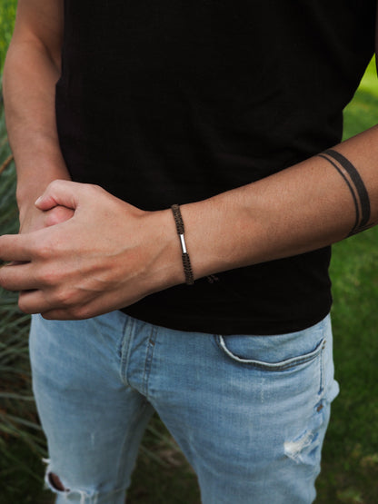 I CAN ~ chaki vyriška pinta apyrankė