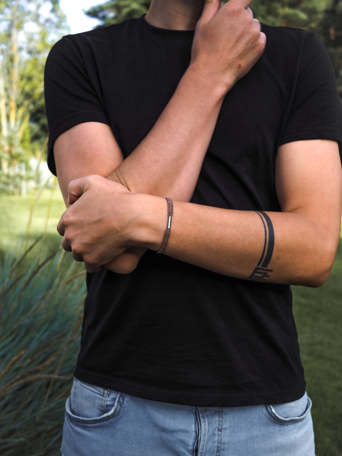 I CAN ~ ruda vyriška pinta apyrankė