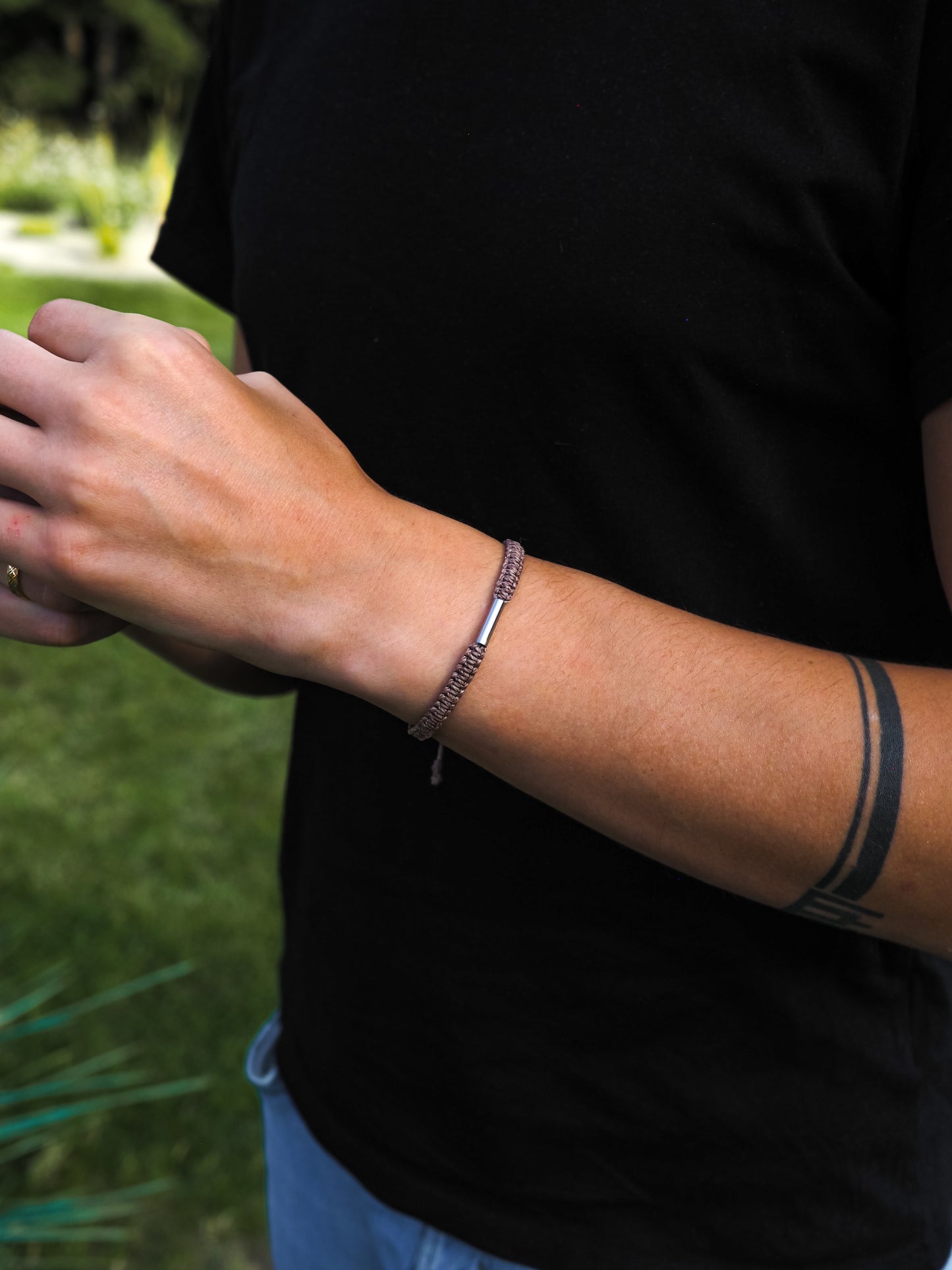 I CAN ~ ruda vyriška pinta apyrankė