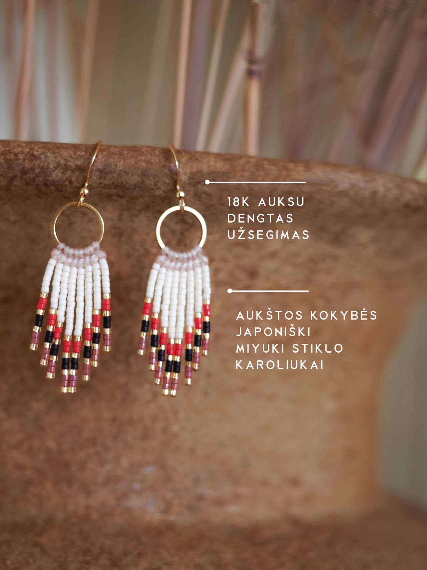 CASABLANCA ~ boho auskarai