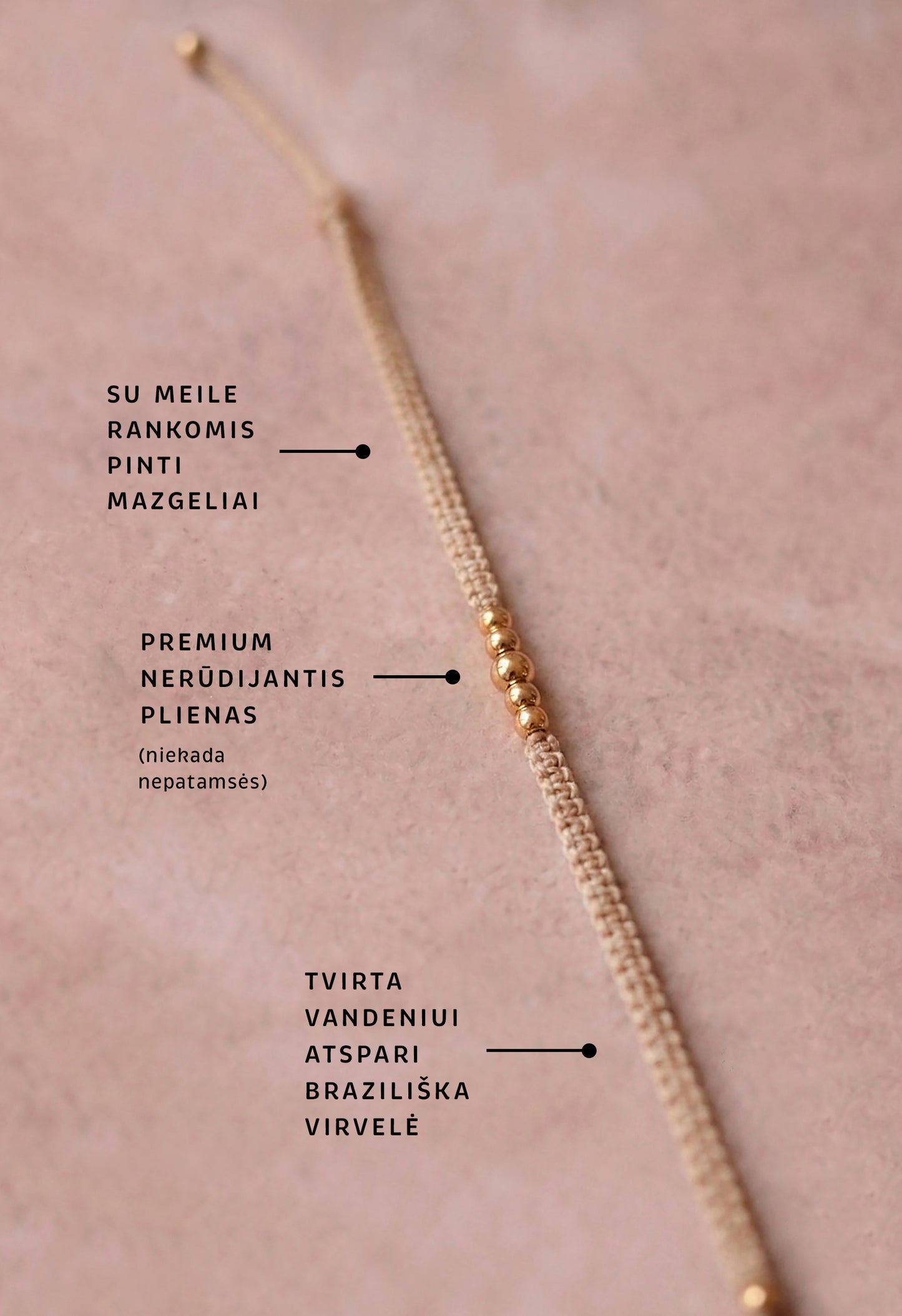 Kojos grandinele tinka vestuvems, nuotakai, kelionems. Stilingas, unikalus, ranku darbo.